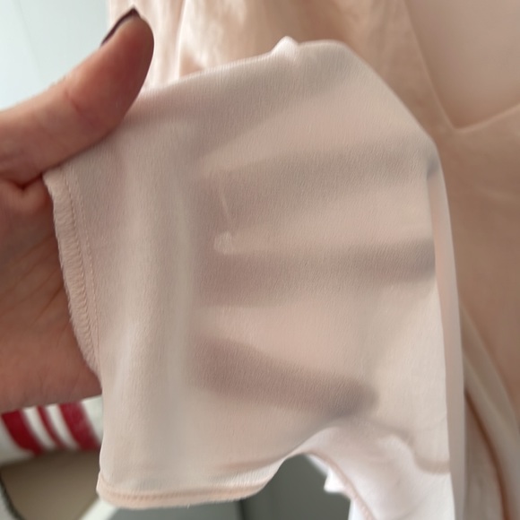 Midi pleated skirt and soft pink top - Picture 7 of 11